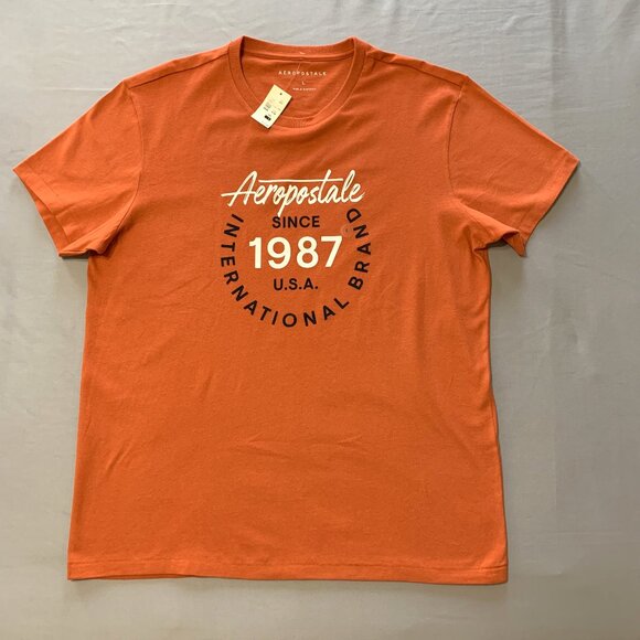 Aéropostale Orange Graphic Tee (NWT)(L). Hollister Green Shirt (XL) Men - Picture 8 of 14